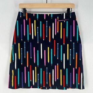 Anthropologie Elevenses Archival Collection No. 2 Pencil Skirt‎ Novelty Print